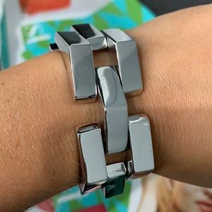 Stella & Dot Silver chunky Link bracelet